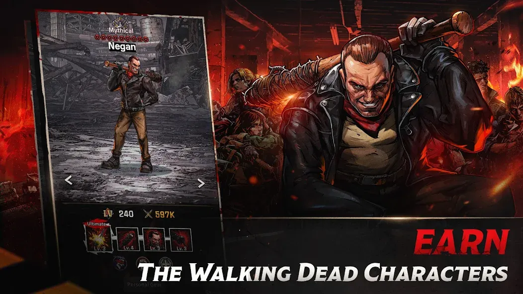 The Walking Dead: All-Stars (Зе Вокинг Дед) [МОД: Меню, Бесконечные монеты и Открытые уровни] Screenshot 3