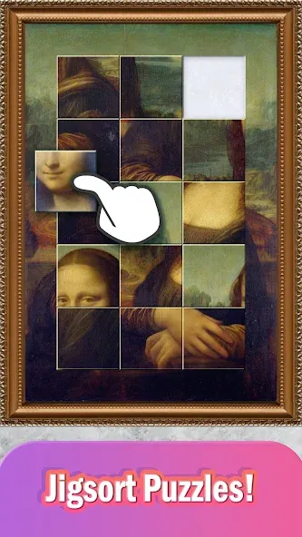 Jigsort Puzzles (Джигсорт Пазлы) [МОД: Все открыто, Дополнительные деньги и Меню MOD] Screenshot 1