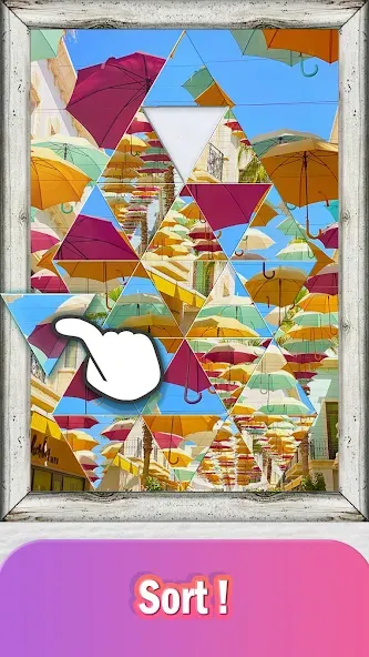 Jigsort Puzzles (Джигсорт Пазлы) [МОД: Все открыто, Дополнительные деньги и Меню MOD] Screenshot 2