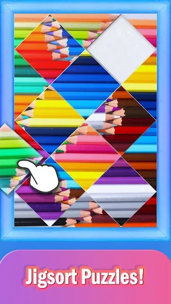 Jigsort Puzzles (Джигсорт Пазлы) [МОД: Все открыто, Дополнительные деньги и Меню MOD] Screenshot 4