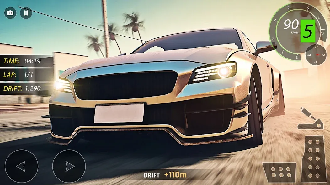 Highway Drifting Racing Games [МОД: Бесконечные деньги, Монеты и Мега MOD] Screenshot 2