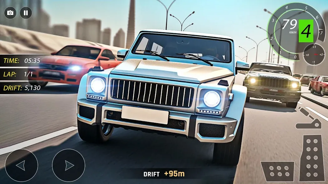 Highway Drifting Racing Games [МОД: Бесконечные деньги, Монеты и Мега MOD] Screenshot 4