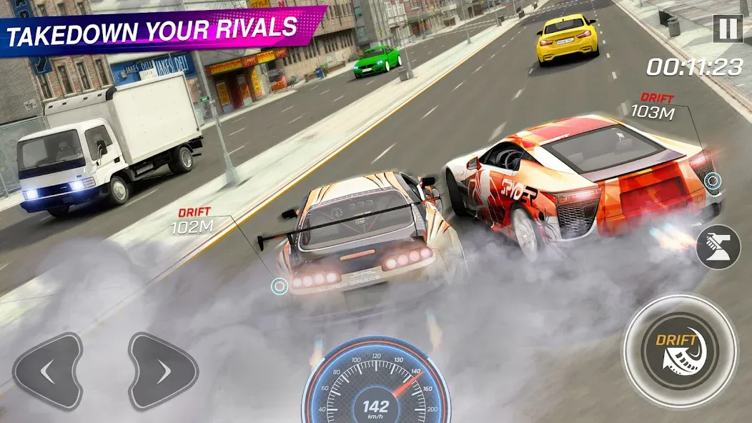 Extreme Car Driving: Car Drift [МОД: Много монет, Открытые уровни и Мега MOD] Screenshot 4