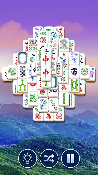 Mahjong Club - Solitaire Game [МОД: Меню, Бесконечные монеты и Открытые уровни] Screenshot 1