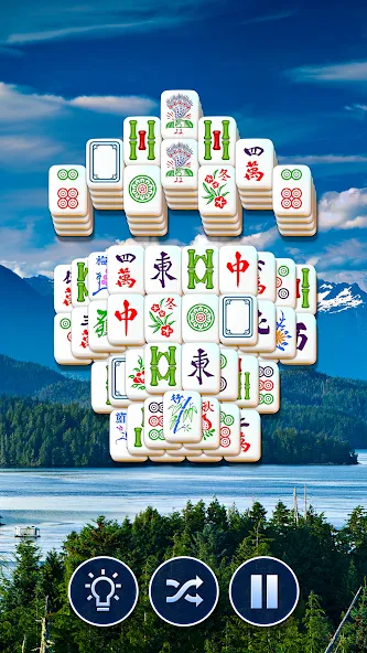 Mahjong Club - Solitaire Game [МОД: Меню, Бесконечные монеты и Открытые уровни] Screenshot 3