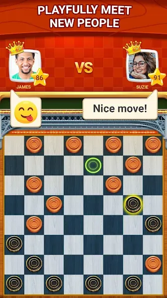 Checkers - Online & Offline [МОД: Много монет, Открытые уровни и Мега MOD] Screenshot 3