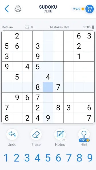 Sudoku Game - Daily Puzzles [МОД: Много монет, Открытые уровни и Мега MOD] Screenshot 3