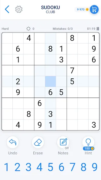 Sudoku Game - Daily Puzzles [МОД: Много монет, Открытые уровни и Мега MOD] Screenshot 4