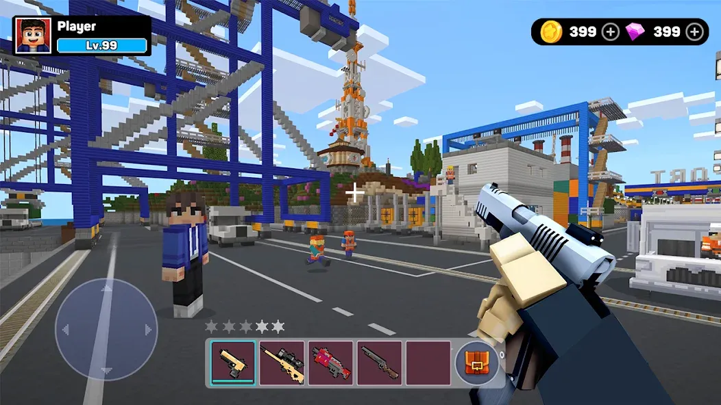 Gang Craft Mafia (Гэнг Крафт Мафия) [МОД: Меню, Бесконечные монеты и Открытые уровни] Screenshot 3