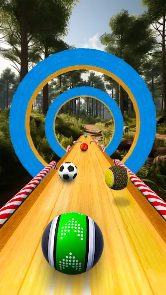 Fast Ball Jump - Going Ball 3d (Скай Болл Джамп) [МОД: Все открыто, Дополнительные деньги и Меню MOD] Screenshot 1