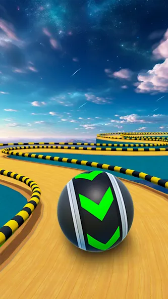 Fast Ball Jump - Going Ball 3d (Скай Болл Джамп) [МОД: Все открыто, Дополнительные деньги и Меню MOD] Screenshot 3