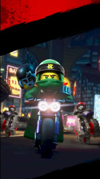 Go Ninja Moto Race (Го Ниндзя Мото Гонка) [МОД: Много монет, Открытые уровни и Мега MOD] Screenshot 1