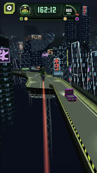 Go Ninja Moto Race (Го Ниндзя Мото Гонка) [МОД: Много монет, Открытые уровни и Мега MOD] Screenshot 2