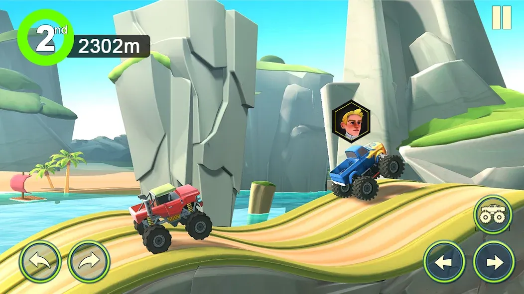 Monster Truck Crush (Монстр Трак Стант) [МОД: Все открыто, Дополнительные деньги и Меню MOD] Screenshot 1