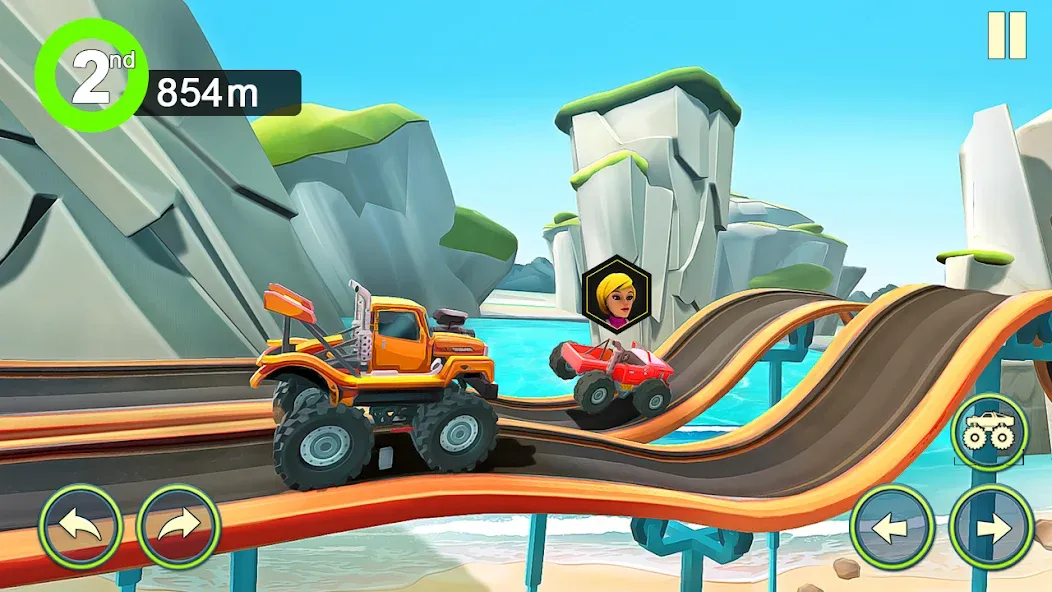 Monster Truck Crush (Монстр Трак Стант) [МОД: Все открыто, Дополнительные деньги и Меню MOD] Screenshot 4