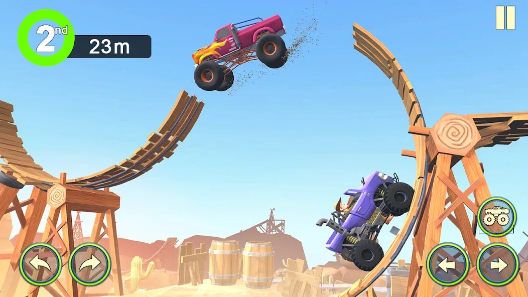 Monster Truck Crush (Монстр Трак Стант) [МОД: Все открыто, Дополнительные деньги и Меню MOD] Screenshot 5