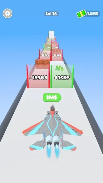 Plane Evolution! [МОД: Все открыто, Дополнительные деньги и Меню MOD] Screenshot 1