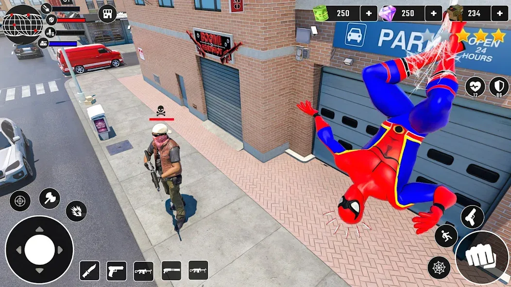 Miami Superhero: Spider Games [МОД: Деньги, Монеты и Меню MOD] Screenshot 3