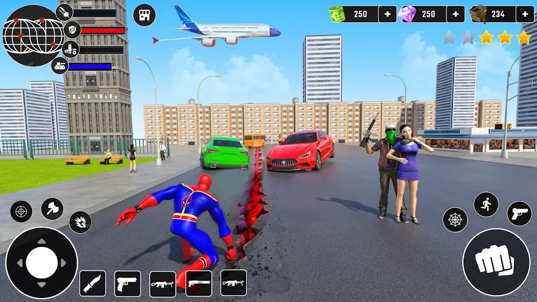 Miami Superhero: Spider Games [МОД: Деньги, Монеты и Меню MOD] Screenshot 4