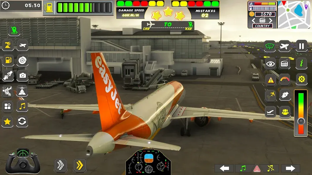 Real Flight Sim Airplane Games (Реал Флайт Сим Авиасимуляторы игры на самолеты) [МОД: Бесконечные деньги, Монеты и Мега MOD] Screenshot 4