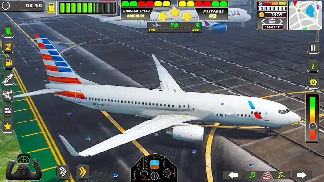 Real Flight Sim Airplane Games (Реал Флайт Сим Авиасимуляторы игры на самолеты) [МОД: Бесконечные деньги, Монеты и Мега MOD] Screenshot 5