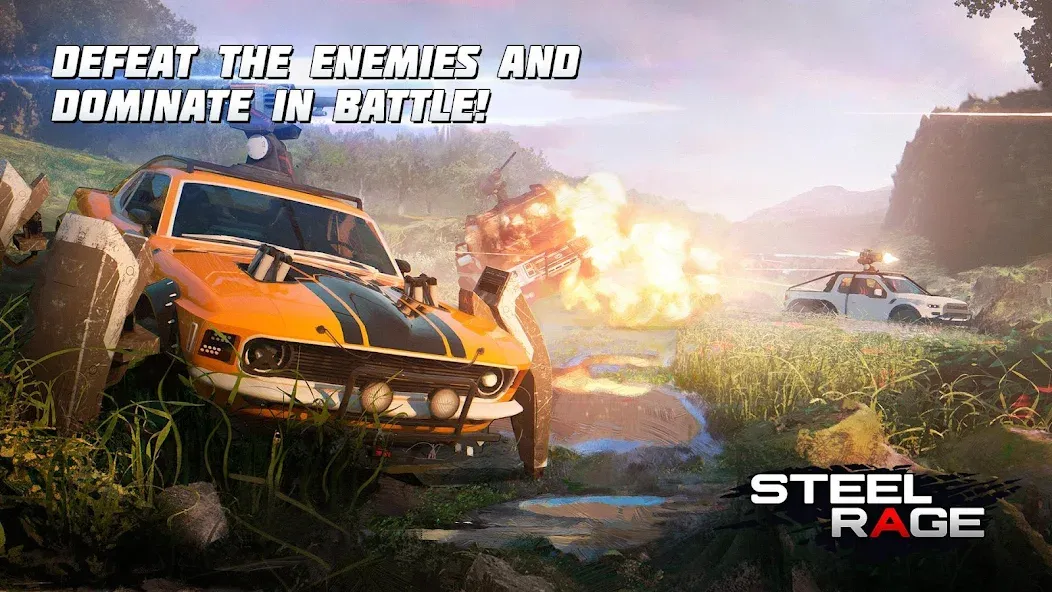 Steel Rage: Mech Cars PvP War (Стил Рейдж) [МОД: Все открыто, Дополнительные деньги и Меню MOD] Screenshot 2
