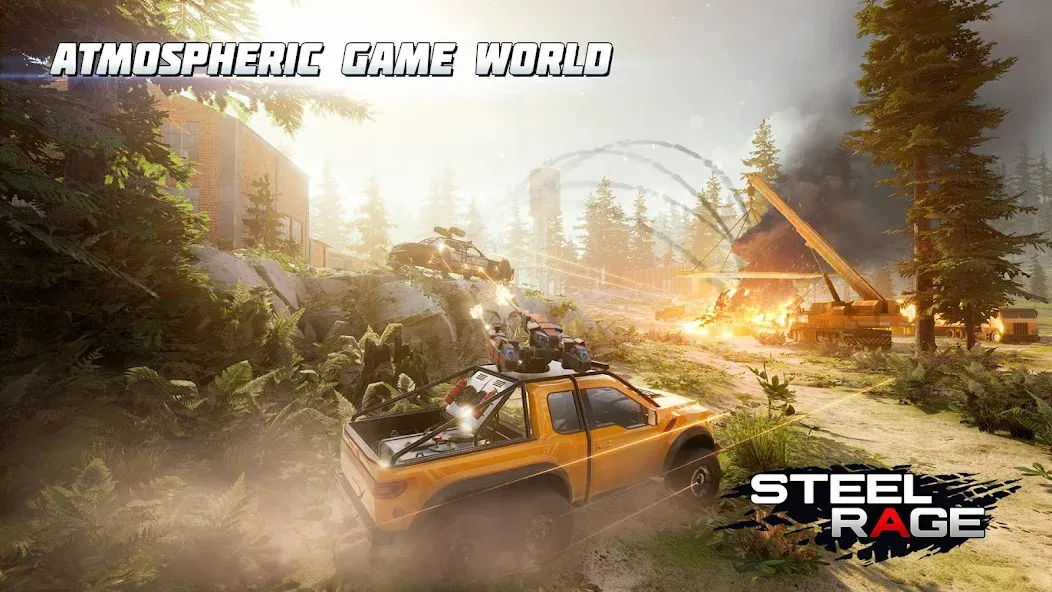 Steel Rage: Mech Cars PvP War (Стил Рейдж) [МОД: Все открыто, Дополнительные деньги и Меню MOD] Screenshot 3