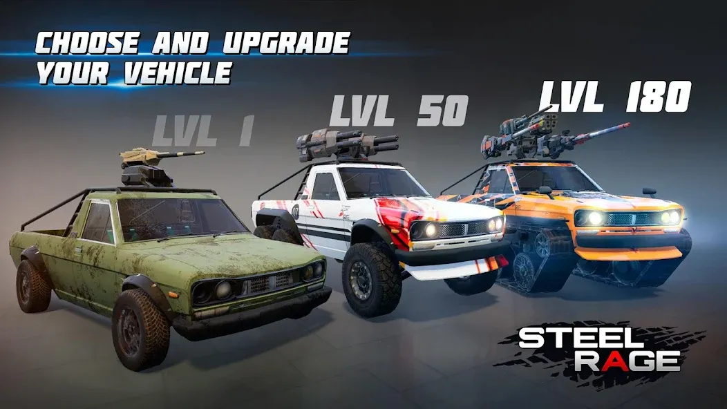 Steel Rage: Mech Cars PvP War (Стил Рейдж) [МОД: Все открыто, Дополнительные деньги и Меню MOD] Screenshot 4