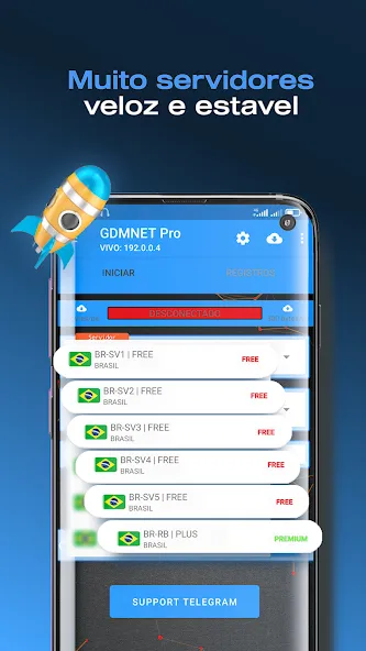 GDMNET Pro — Client VPN — SSH (ГДМНЕТ Про) [MOD: Все разблокировано] - Скриншот 2