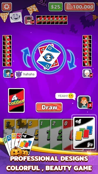4 Colors Card Game (Цвета Карточная Игра) [МОД: Много монет, Открытые уровни и Мега MOD] Screenshot 2