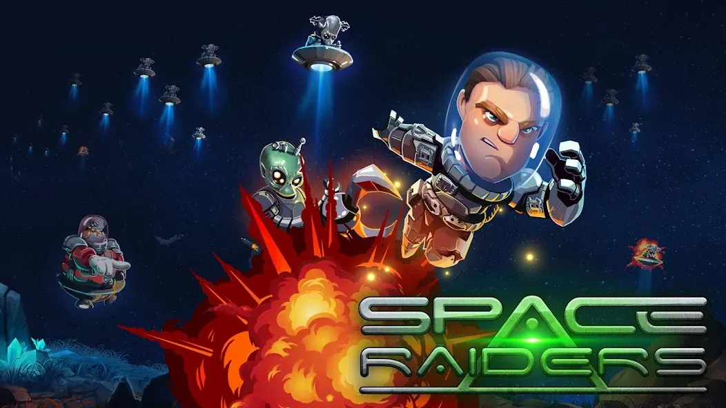 Space Raiders RPG [МОД: Много монет, Открытые уровни и Мега MOD] Screenshot 1