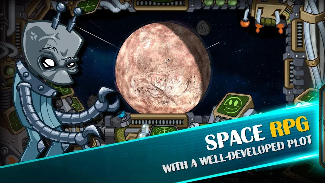 Space Raiders RPG [МОД: Много монет, Открытые уровни и Мега MOD] Screenshot 2