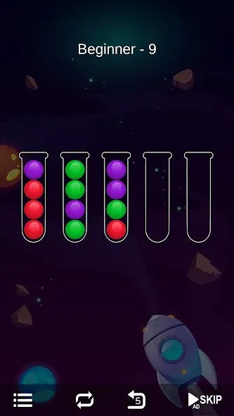 Ball Sort - Bubble Sort Puzzle (Болл Сорт) [МОД: Бесконечные деньги, Монеты и Мега MOD] Screenshot 3