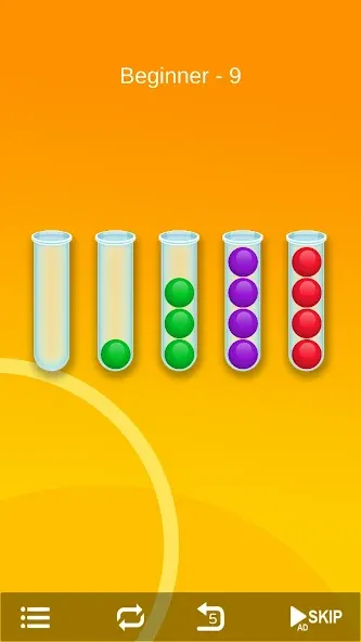 Ball Sort - Bubble Sort Puzzle (Болл Сорт) [МОД: Бесконечные деньги, Монеты и Мега MOD] Screenshot 4