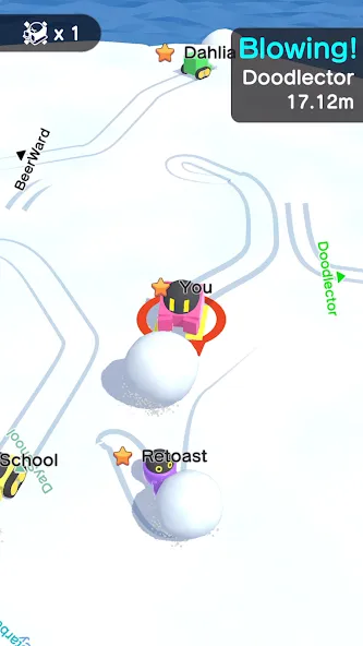 Snowball.io [МОД: Бесконечные деньги, Монеты и Мега MOD] Screenshot 3