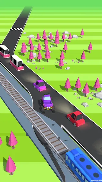 Traffic Run!: Driving Game [МОД: Деньги, Монеты и Меню MOD] Screenshot 2
