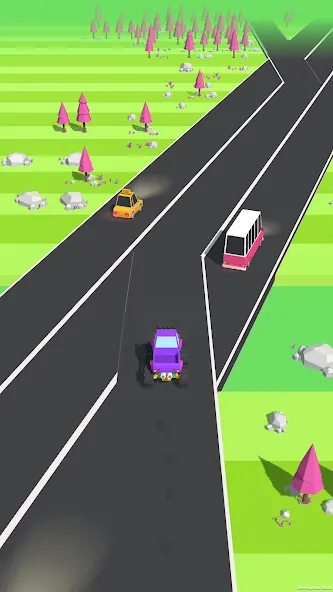 Traffic Run!: Driving Game [МОД: Деньги, Монеты и Меню MOD] Screenshot 3
