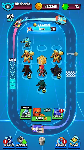 Merge Plane Robots Idle Empire (Мердж Плейн Роботы) [МОД: Много монет, Открытые уровни и Мега MOD] Screenshot 4