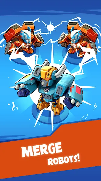 Merge Plane Robots Idle Empire (Мердж Плейн Роботы) [МОД: Много монет, Открытые уровни и Мега MOD] Screenshot 5