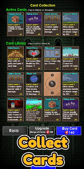 Lone Tower Roguelike Defense (Лон Тауэр Рогалик Защиты) [МОД: Бесконечные деньги, Монеты и Мега MOD] Screenshot 3