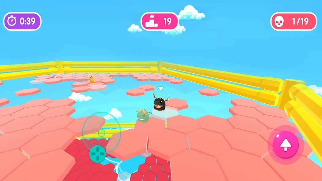 Fall.io - Race of Dino [МОД: Деньги, Монеты и Меню MOD] Screenshot 4