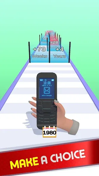Phone Runner Evolution Race 3D (Фон Раннер Эволюция Рейс 3Д) [МОД: Много монет, Открытые уровни и Мега MOD] Screenshot 2