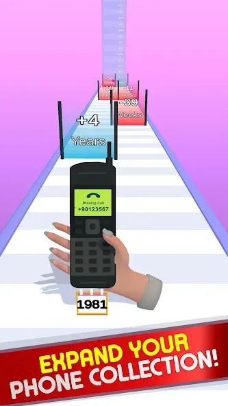 Phone Runner Evolution Race 3D (Фон Раннер Эволюция Рейс 3Д) [МОД: Много монет, Открытые уровни и Мега MOD] Screenshot 3