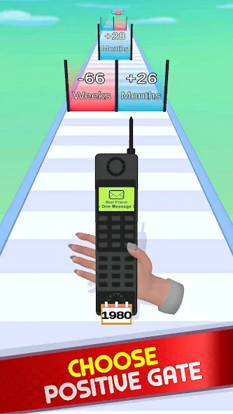 Phone Runner Evolution Race 3D (Фон Раннер Эволюция Рейс 3Д) [МОД: Много монет, Открытые уровни и Мега MOD] Screenshot 4