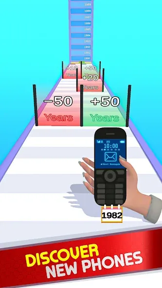 Phone Runner Evolution Race 3D (Фон Раннер Эволюция Рейс 3Д) [МОД: Много монет, Открытые уровни и Мега MOD] Screenshot 5