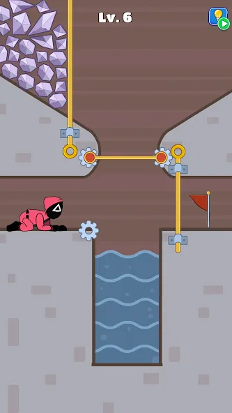 Prison Escape: Pin Puzzle (Позонный эксперт) [МОД: Деньги, Монеты и Меню MOD] Screenshot 1