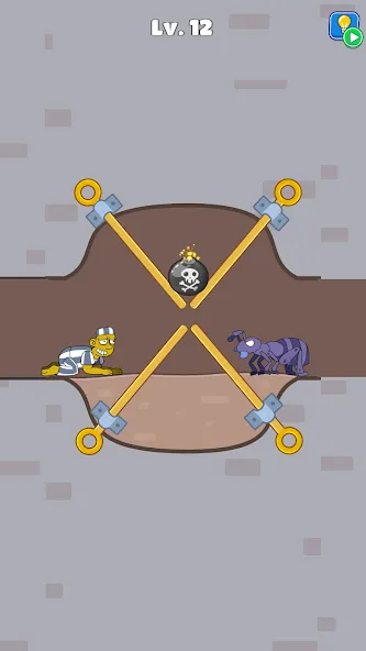 Prison Escape: Pin Puzzle (Позонный эксперт) [МОД: Деньги, Монеты и Меню MOD] Screenshot 2