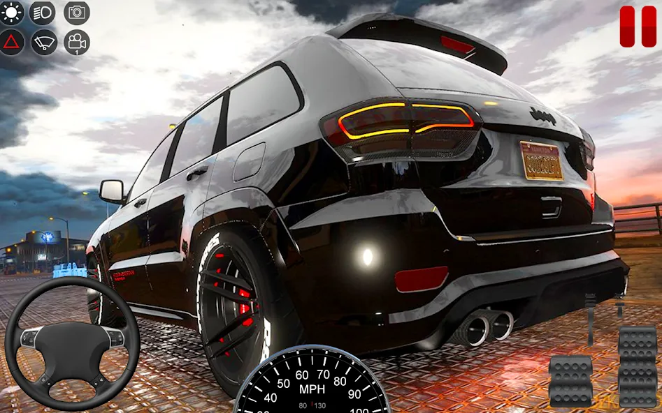US Prado Car Games Simulator [МОД: Меню, Бесконечные монеты и Открытые уровни] Screenshot 1