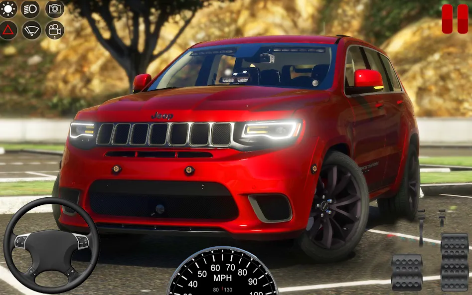 US Prado Car Games Simulator [МОД: Меню, Бесконечные монеты и Открытые уровни] Screenshot 3