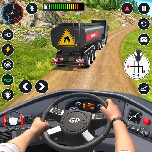 Oil Truck Games: Driving Games [MOD: Много монет/Энергии] - Скриншот 1